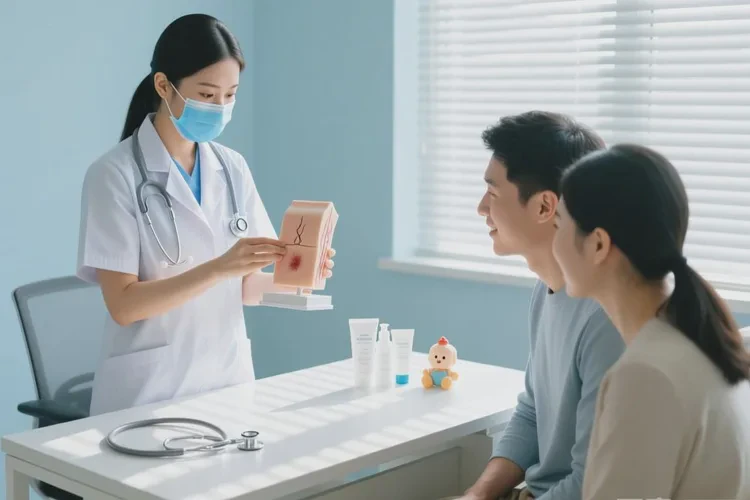 婴儿肚子上有湿疹能不能治愈(图2)