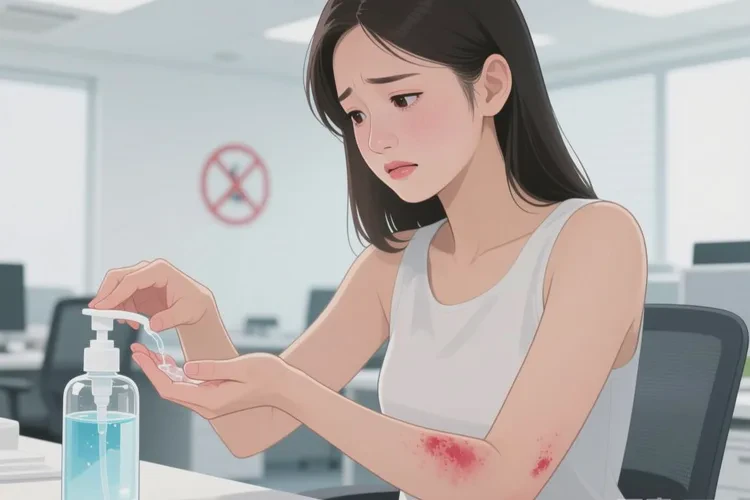 女生手臂上经常长湿疹能治愈吗(图1)