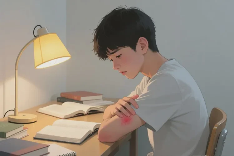 青少年手臂上经常起湿疹能治愈吗(图1)