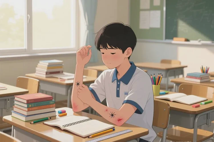 中学生手臂容易长湿疹能治愈吗(图1)