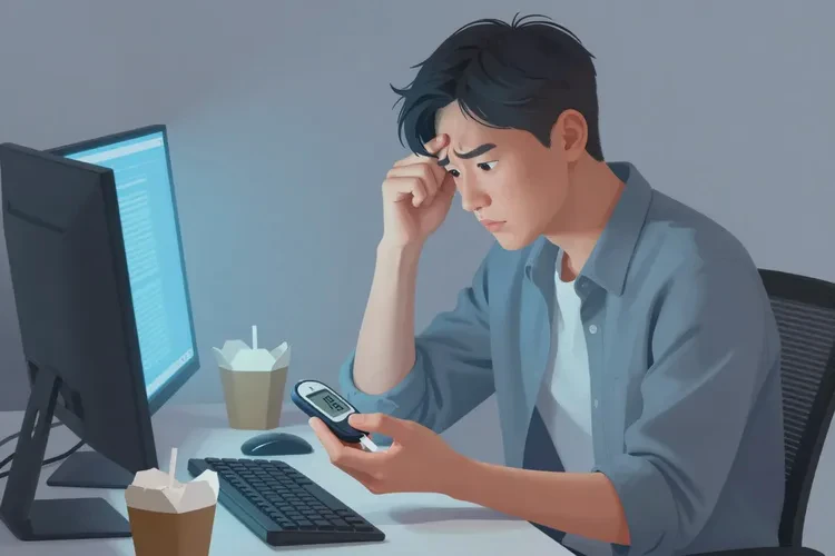 28岁晚上血糖7点4是怎么回事(图1)