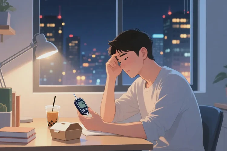 28岁晚上血糖15.8是怎么回事(图1)