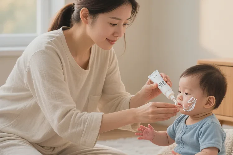 幼儿肚子上经常起湿疹能治愈吗(图1)