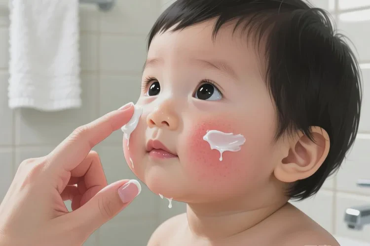 小儿脸上起湿疹能治愈吗(图2)