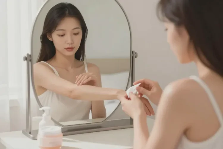 女生手臂上经常起湿疹可以治愈吗(图2)