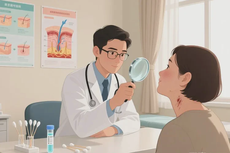 女性脖子上经常起湿疹能治愈吗(图2)