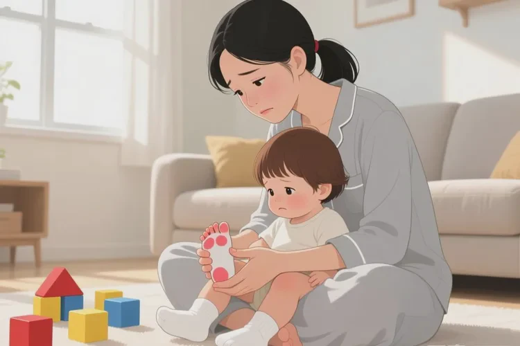 小孩脚上偶尔长湿疹能不能治愈(图1)