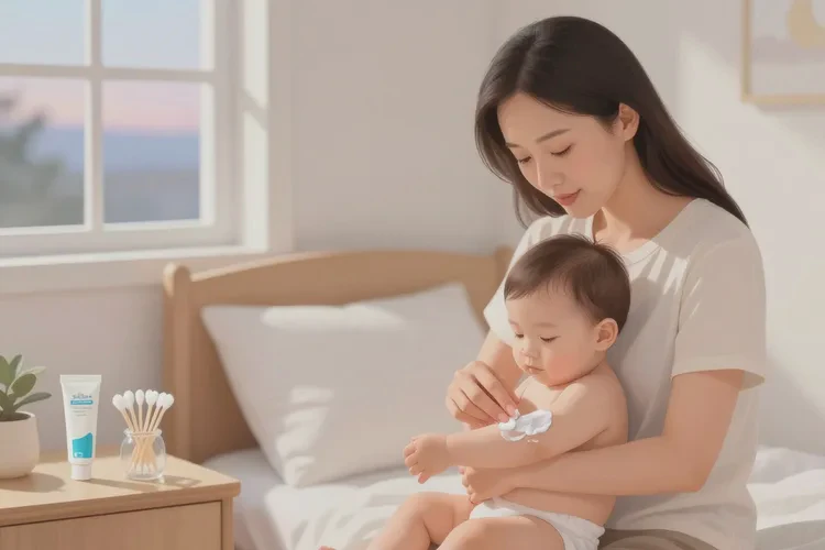 宝宝手臂上出现湿疹能不能治愈(图1)