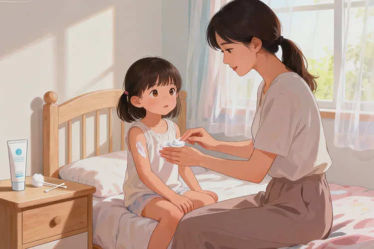 小学生脸上长湿疹能治愈吗(图1)