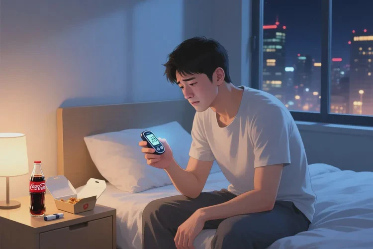 28岁晚上血糖25.6是怎么回事(图1)