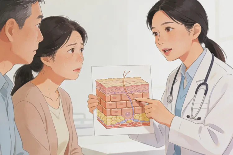 孩子四肢出现湿疹能不能治愈(图1)