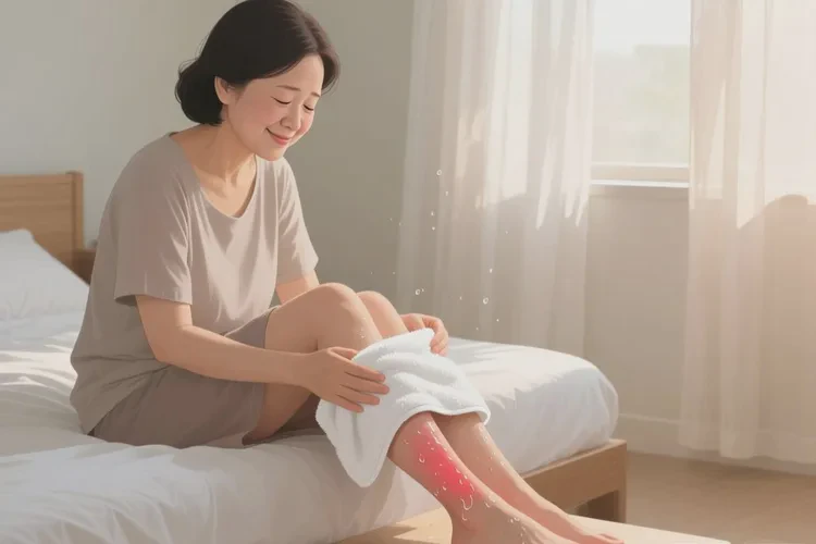 哺乳期妈妈小腿上长湿疹能治愈吗(图1)