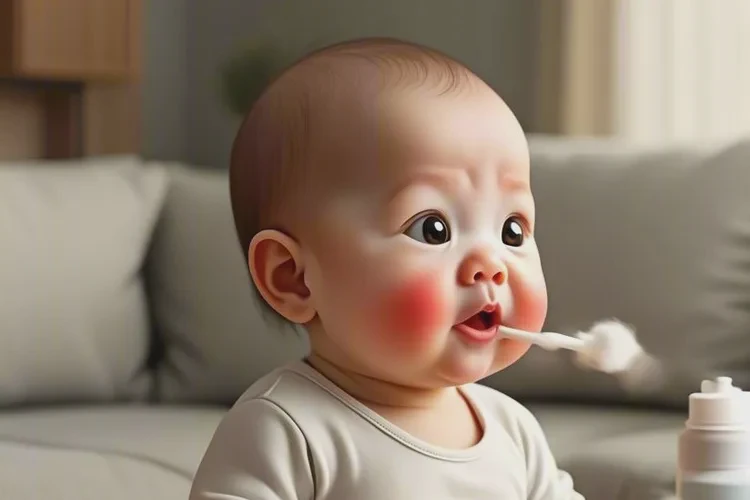 婴儿面部长湿疹能不能治愈(图1)