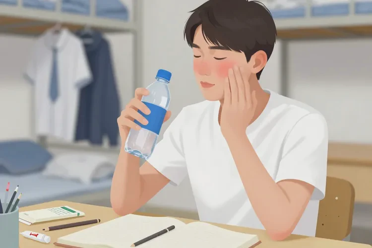 大学生面部有湿疹能治愈吗(图1)