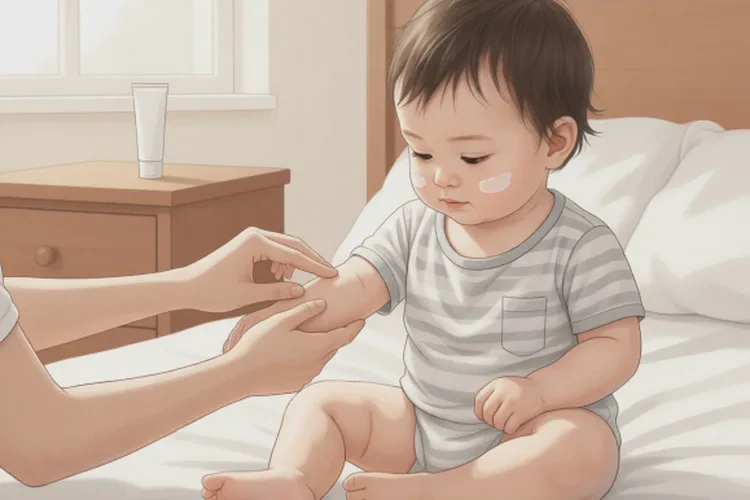 孩子脸上经常起湿疹能不能治愈(图1)