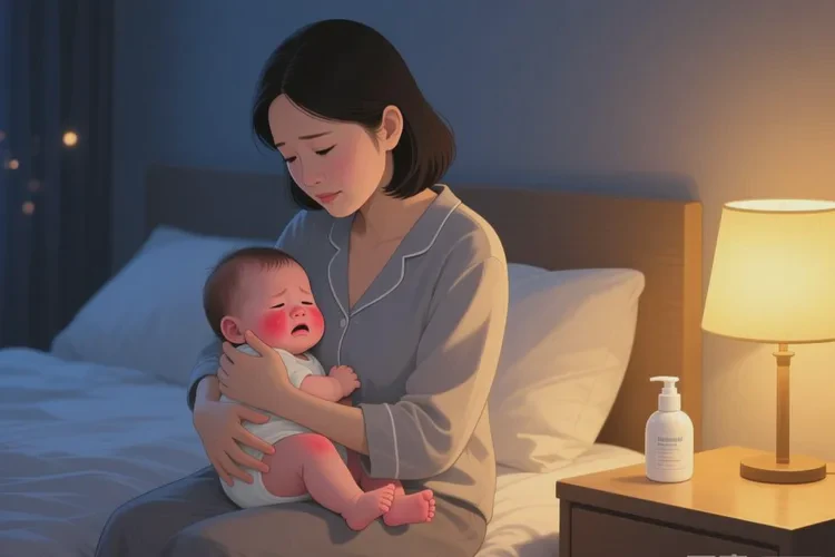 婴幼儿面部有湿疹能不能治愈(图1)