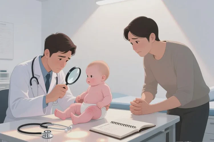 婴幼儿大腿上偶尔起湿疹能不能治愈(图4)