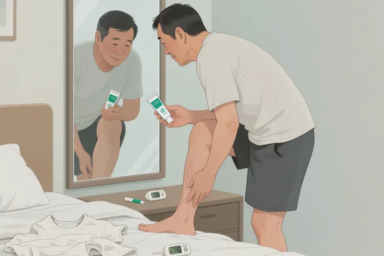 男人小腿上经常起湿疹能治愈吗(图2)