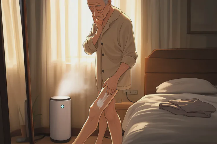 老年人小腿上有湿疹能治愈吗(图1)