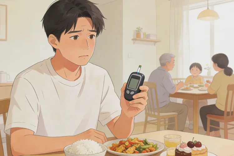 29岁晚餐血糖12.4是怎么回事(图1)