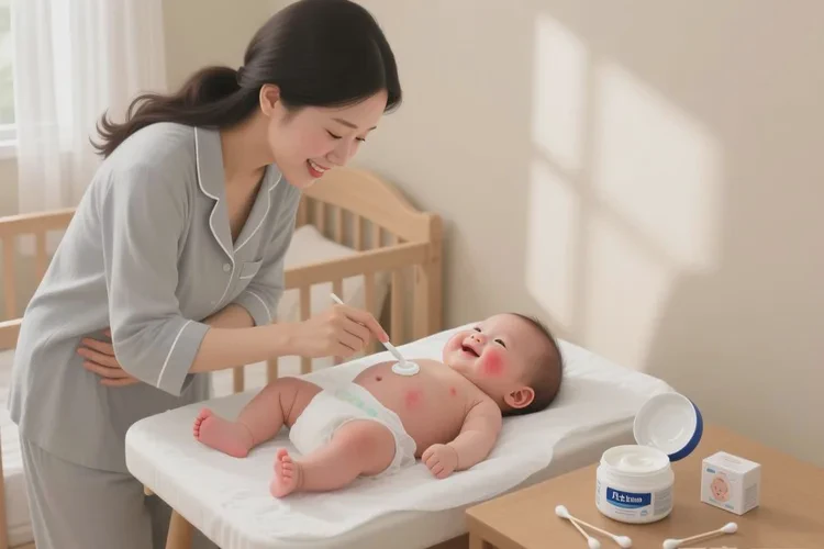 幼儿肚子长湿疹能治愈吗(图1)