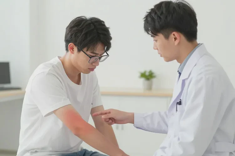 大学生全身长湿疹能治愈吗(图1)