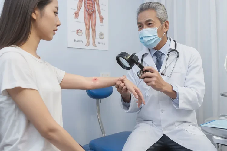 女生身上出现湿疹能治愈吗(图2)