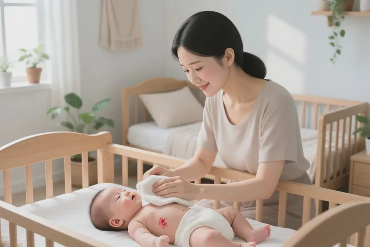 婴儿脖子偶尔起湿疹能不能治愈(图1)