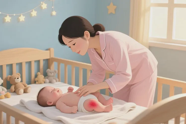 婴儿大腿有湿疹能不能治愈(图1)