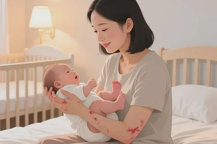 哺乳期妈妈手上出湿疹能治愈吗(图1)