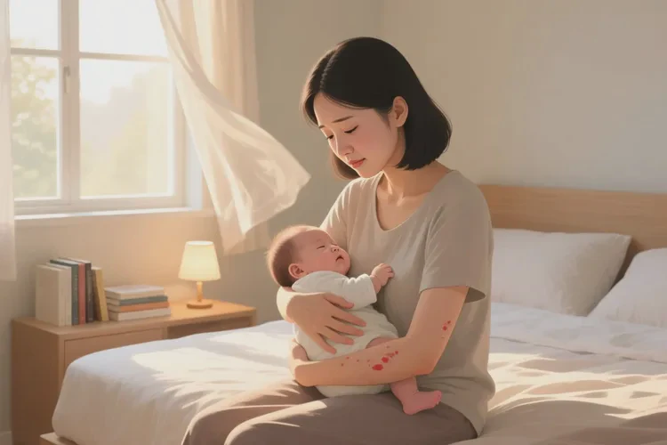 哺乳期妈妈身上经常长湿疹能治愈吗(图1)