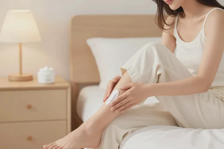 女人小腿上长湿疹能治愈吗(图1)