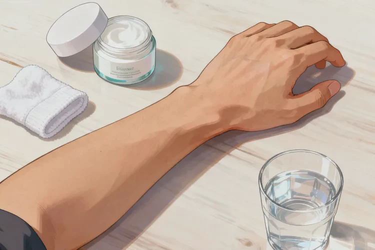 男性手臂上容易起湿疹能治愈吗(图4)