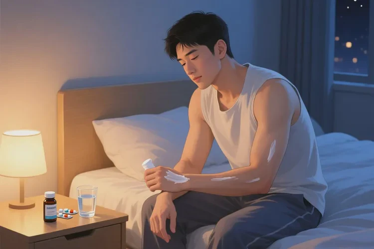 男人手臂上经常起湿疹能治愈吗(图4)