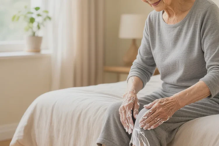 老年人大腿上容易长湿疹能治愈吗(图1)