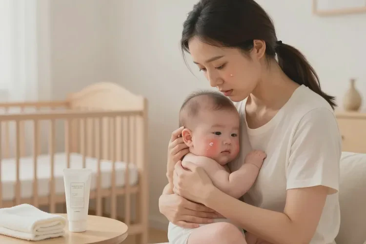 新生儿身上经常长湿疹能治愈吗(图1)