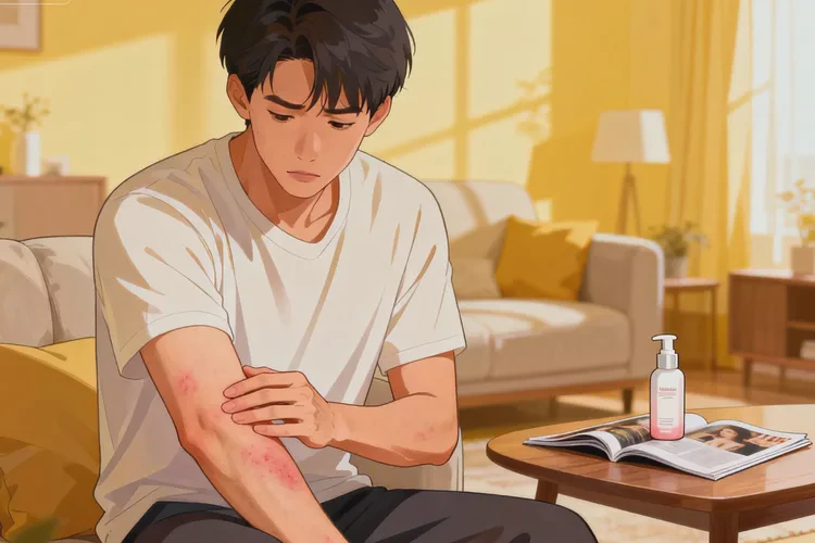 男性身上偶尔长湿疹能治愈吗(图1)