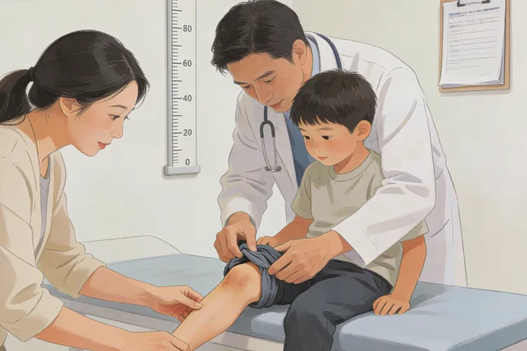 小儿小腿上经常起湿疹能治愈吗(图1)