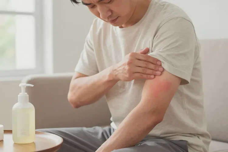 男性手臂出湿疹能治愈吗(图2)