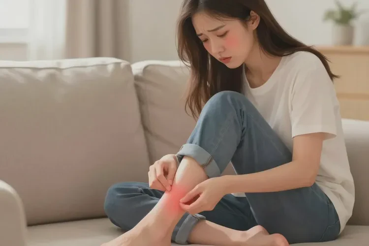 女性小腿偶尔起湿疹能治愈吗(图1)