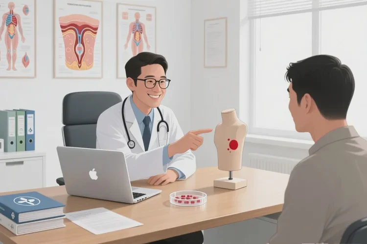 男人手臂容易长湿疹能治愈吗(图2)