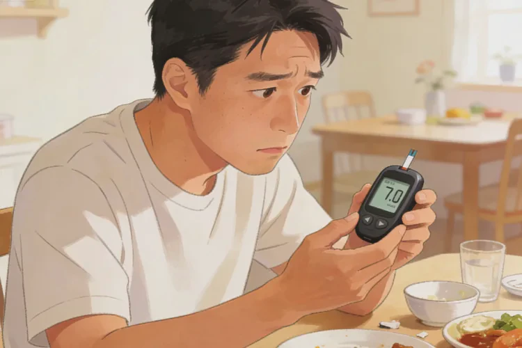 29岁晚餐血糖7.0是怎么回事(图1)