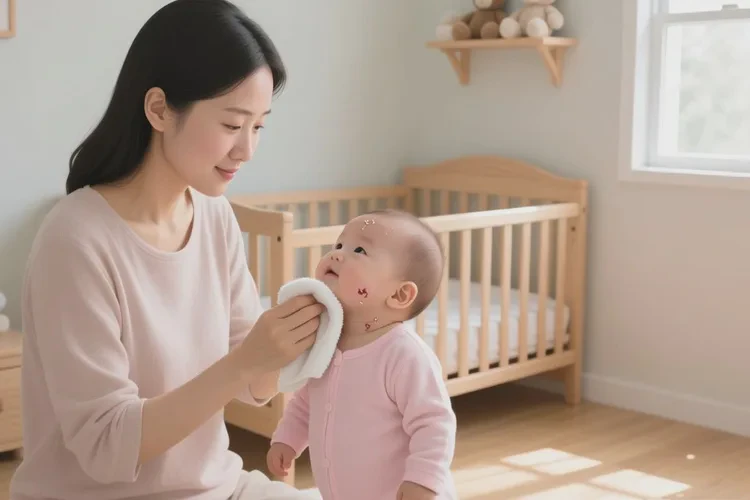 宝宝脖子上偶尔长湿疹能不能治愈(图1)