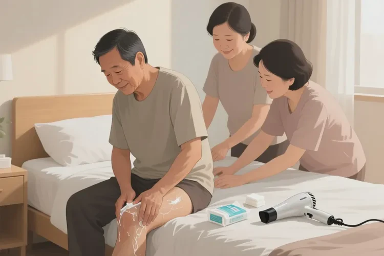 高龄老人屁股起湿疹能治愈吗(图1)