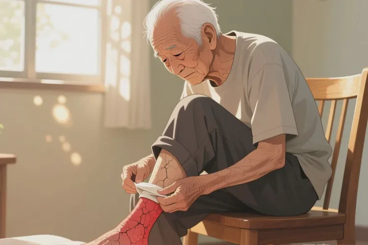 老年人小腿容易长湿疹能治愈吗(图1)