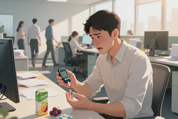 28岁中午血糖3点2是怎么回事(图1)