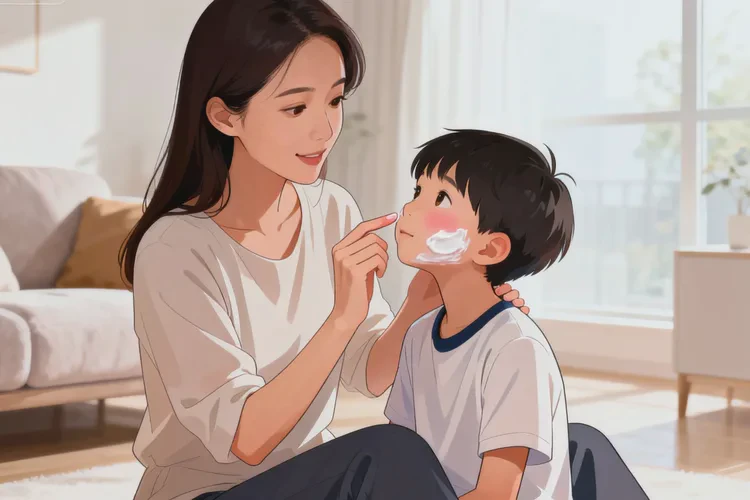 小学生脸上经常起湿疹能治愈吗(图1)