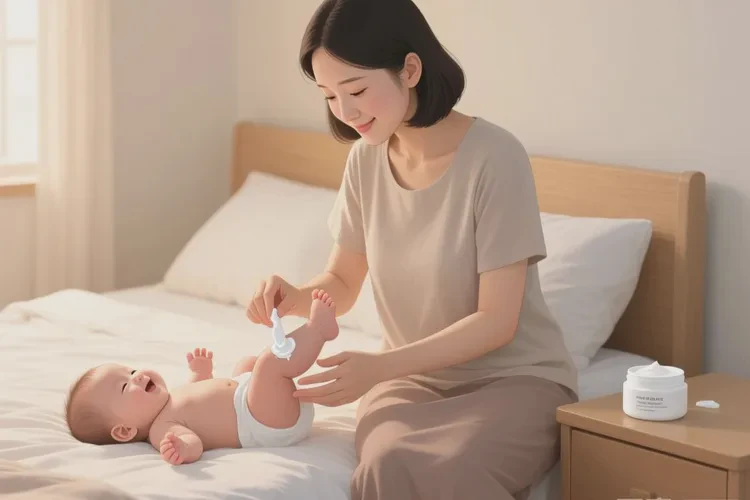 新生儿小腿起湿疹可以治愈吗(图1)