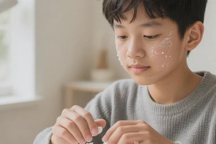 青少年面部偶尔起湿疹能治愈吗(图2)