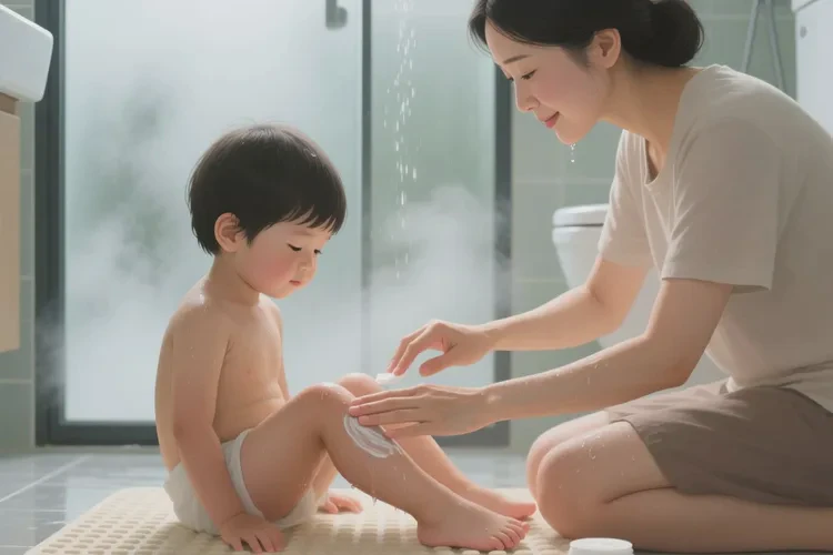 小学生大腿有湿疹能治愈吗(图1)